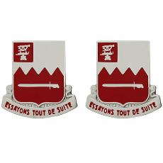 397th Engineer Battalion Unit Crest (Essayons Tout De Suite)